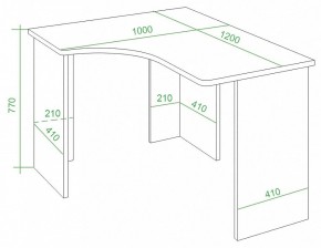 Стол письменный Домино Lite СКЛ-Угл120 в Ханты-Мансийске - hanty-mansiysk.mebel24.online | фото 4