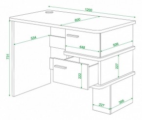 Стол письменный Домино СД-15С в Ханты-Мансийске - hanty-mansiysk.mebel24.online | фото 4