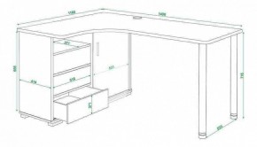 Стол письменный Домино СР-145СМ в Ханты-Мансийске - hanty-mansiysk.mebel24.online | фото 5