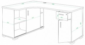 Стол письменный Домино СР-160М в Ханты-Мансийске - hanty-mansiysk.mebel24.online | фото 2