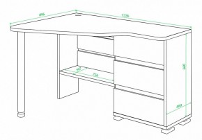 Стол письменный Домино СР-322С в Ханты-Мансийске - hanty-mansiysk.mebel24.online | фото 2