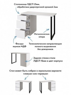 Стол письменный Эконом стандарт С-401 в Ханты-Мансийске - hanty-mansiysk.mebel24.online | фото 6