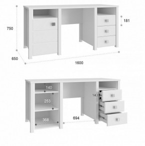 Стол письменный Изабель ИЗ-41К в Ханты-Мансийске - hanty-mansiysk.mebel24.online | фото 5