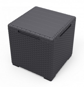 Стол с функцией хранения Виго (Vigo storage box) графит в Ханты-Мансийске - hanty-mansiysk.mebel24.online | фото 2