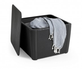 Стол-сундук Лузон Плюс (Luzon Plus Flat Wicker), графит в Ханты-Мансийске - hanty-mansiysk.mebel24.online | фото 4