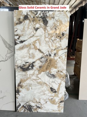 Стол TERAMO 135 GLOSS GRAND JADE SOLID CERAMIC, керамика, поворотн.механизм / Черный каркас, ®DISAUR в Ханты-Мансийске - hanty-mansiysk.mebel24.online | фото 7