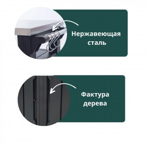 Столик для барбекю 415 Л (Unity Chef 415 L) графит в Ханты-Мансийске - hanty-mansiysk.mebel24.online | фото 5