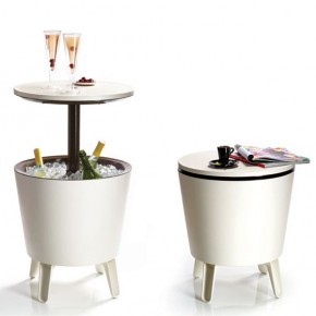 Столик-холодильник COOL BAR крем-шоколад в Ханты-Мансийске - hanty-mansiysk.mebel24.online | фото 1