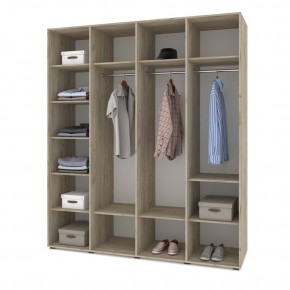 СТОУН С41 Шкаф 4-х створчатый (анкор темный/анкор светлый) в Ханты-Мансийске - hanty-mansiysk.mebel24.online | фото 3