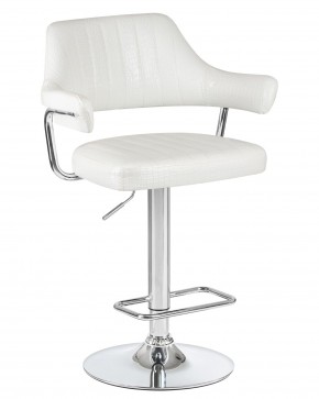 Стул барный DOBRIN CHARLY, белый крокодил в Ханты-Мансийске - hanty-mansiysk.mebel24.online | фото