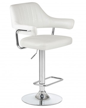 Стул барный DOBRIN CHARLY, белый крокодил в Ханты-Мансийске - hanty-mansiysk.mebel24.online | фото 2