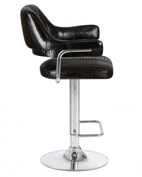 Стул барный DOBRIN CHARLY, чёрный крокодил в Ханты-Мансийске - hanty-mansiysk.mebel24.online | фото 3