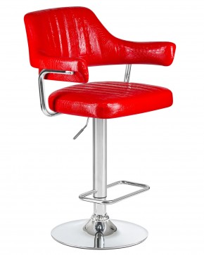 Стул барный DOBRIN CHARLY, красный крокодил в Ханты-Мансийске - hanty-mansiysk.mebel24.online | фото