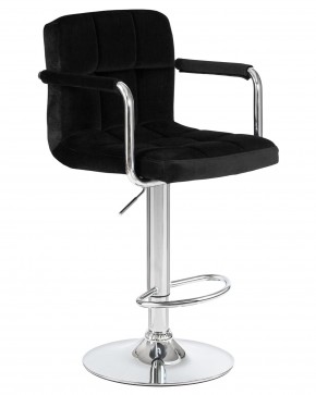 Стул барный DOBRIN KRUGER ARM, черный велюр (MJ9-101) в Ханты-Мансийске - hanty-mansiysk.mebel24.online | фото 2