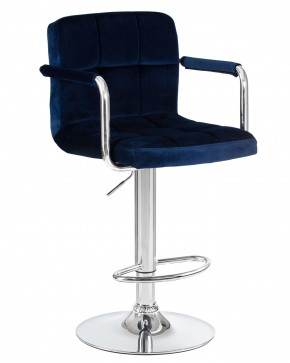 Стул барный DOBRIN KRUGER ARM, синий велюр (MJ9-117) в Ханты-Мансийске - hanty-mansiysk.mebel24.online | фото 2
