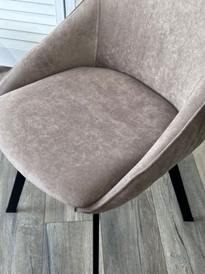 Стул CASA, 360 град. поворот. B5 Капучино, велюр / черный каркас,М-City в Ханты-Мансийске - hanty-mansiysk.mebel24.online | фото 3