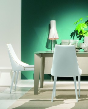 Стул CLARA 40.11 (TR505 white with sand cordonet, экокожа) в Ханты-Мансийске - hanty-mansiysk.mebel24.online | фото 2