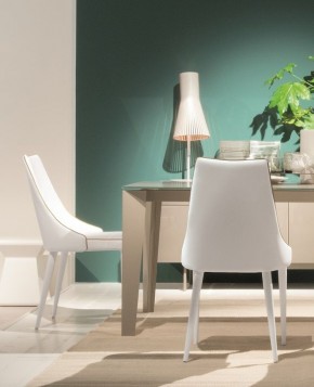 Стул CLARA 40.11 (TR505 white with sand cordonet, экокожа) в Ханты-Мансийске - hanty-mansiysk.mebel24.online | фото 3