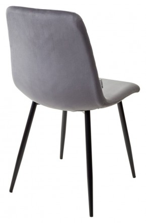 Стул DUKE BLUVEL-14 GREY, велюр / черный каркас М-City в Ханты-Мансийске - hanty-mansiysk.mebel24.online | фото 3