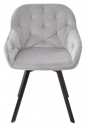 Стул GALE 360 град. поворот. BLUVEL-03 LIGHT GREY, велюр/ черный каркас, М-City в Ханты-Мансийске - hanty-mansiysk.mebel24.online | фото 3