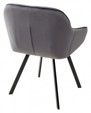 Стул GALE 360 град. поворот. BLUVEL-14 GREY, велюр/ черный каркас, М-City в Ханты-Мансийске - hanty-mansiysk.mebel24.online | фото 3