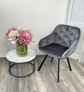 Стул GALE 360 град. поворот. BLUVEL-14 GREY, велюр/ черный каркас, М-City в Ханты-Мансийске - hanty-mansiysk.mebel24.online | фото 8