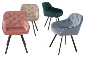 Стул GALE 360 град. поворот. BLUVEL-40 BEIGE, велюр/ черный каркас, М-City в Ханты-Мансийске - hanty-mansiysk.mebel24.online | фото 3