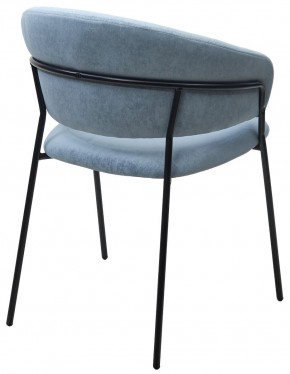 Стул ГЕММА, цвет RAIN 13 blue, велюр / черный каркас М-City в Ханты-Мансийске - hanty-mansiysk.mebel24.online | фото 9