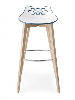 Стул JAM W CB/1487, ash.P12 smoke/ P799-P12P WHITE/ GLOSSY SKY BLUE в Ханты-Мансийске - hanty-mansiysk.mebel24.online | фото