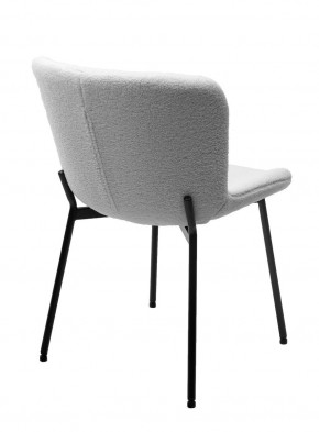 Стул RIYA UF992-01 Белый, teddy / черный каркас М-City в Ханты-Мансийске - hanty-mansiysk.mebel24.online | фото 2