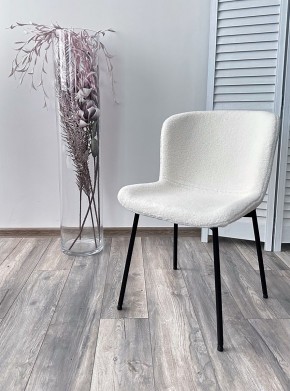 Стул RIYA UF992-01 Белый, teddy / черный каркас М-City в Ханты-Мансийске - hanty-mansiysk.mebel24.online | фото 3