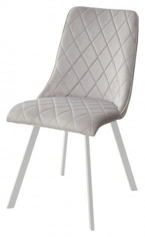 Стул TYCOON BLUVEL-03 LIGHT GREY / белый каркас М-City в Ханты-Мансийске - hanty-mansiysk.mebel24.online | фото 1