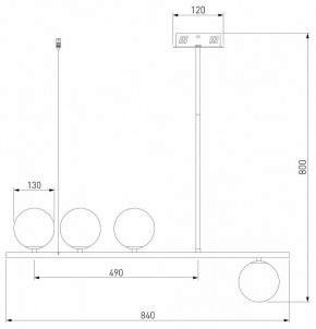 Светильник на штанге Eurosvet Fredo 70136/4 золото в Ханты-Мансийске - hanty-mansiysk.mebel24.online | фото 2