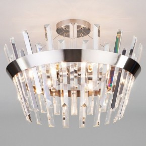 Светильник на штанге TK Lighting Steccato 10111/5 сатин-никель/прозрачный хрусталь Strotskis в Ханты-Мансийске - hanty-mansiysk.mebel24.online | фото 1