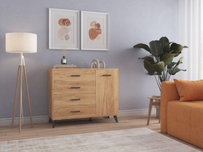 СВЕТЛАНА LOFT Комод-тумба  (дуб золотой) в Ханты-Мансийске - hanty-mansiysk.mebel24.online | фото 3