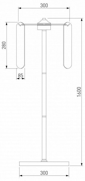Торшер Eurosvet Claire 01171/3 золото в Ханты-Мансийске - hanty-mansiysk.mebel24.online | фото 3