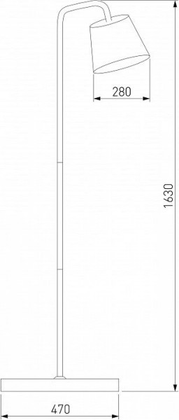 Торшер Eurosvet Montero 01135/1 белый в Ханты-Мансийске - hanty-mansiysk.mebel24.online | фото 2