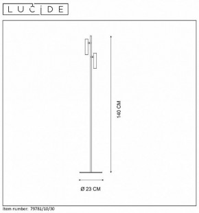 Торшер Lucide Philon 79781/10/30 в Ханты-Мансийске - hanty-mansiysk.mebel24.online | фото 4