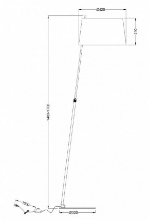 Торшер Maytoni Bergamo MOD613FL-01B в Ханты-Мансийске - hanty-mansiysk.mebel24.online | фото 6
