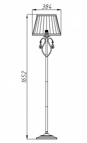 Торшер Maytoni Brionia ARM172-11-G в Ханты-Мансийске - hanty-mansiysk.mebel24.online | фото 2