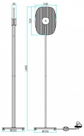 Торшер Maytoni Eclipse MOD152FL-L1BK в Ханты-Мансийске - hanty-mansiysk.mebel24.online | фото 2