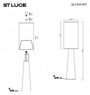 Торшер ST-Luce Jackie SL1354.605.01 в Ханты-Мансийске - hanty-mansiysk.mebel24.online | фото 5