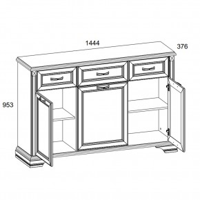 Тумба 3D3S, MONAKO, цвет Сосна винтаж/дуб анкона в Ханты-Мансийске - hanty-mansiysk.mebel24.online | фото 2