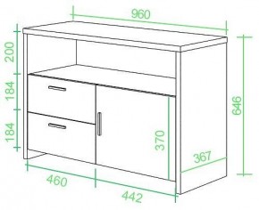 Тумба комбинированная Домино Lite ТБЛ в Ханты-Мансийске - hanty-mansiysk.mebel24.online | фото 2