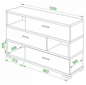 Тумба комбинированная Домино СБ-40/3-ПВК в Ханты-Мансийске - hanty-mansiysk.mebel24.online | фото 2