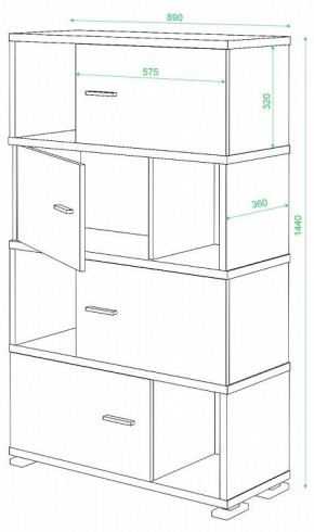 Тумба комбинированная СБ-30/4 в Ханты-Мансийске - hanty-mansiysk.mebel24.online | фото 2