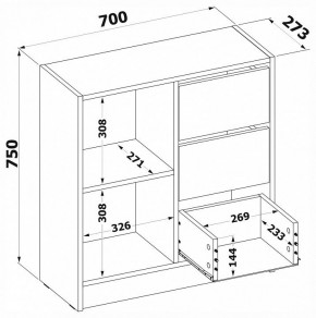 Тумба комбинированная Т-1 в Ханты-Мансийске - hanty-mansiysk.mebel24.online | фото 4