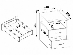 Тумба КТ-09.1 в Ханты-Мансийске - hanty-mansiysk.mebel24.online | фото 2