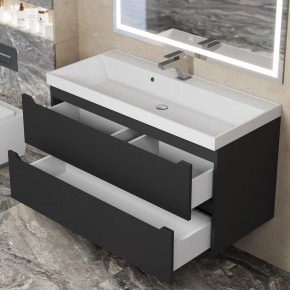 Тумба под раковину Uperwood Tanos 100 см, подвесная, черная матовая в Ханты-Мансийске - hanty-mansiysk.mebel24.online | фото 10