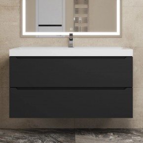 Тумба под раковину Uperwood Tanos 100 см, подвесная, черная матовая в Ханты-Мансийске - hanty-mansiysk.mebel24.online | фото 9
